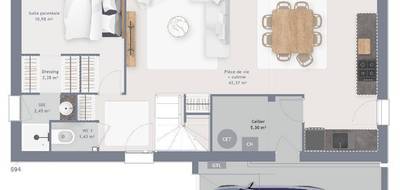 Terrain et maison à Pomacle en Marne (51) de 115 m² à vendre au prix de 374000€ - 4