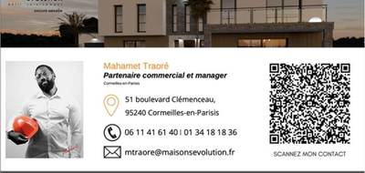 Terrain et maison à Mériel en Val-d'Oise (95) de 90 m² à vendre au prix de 400000€ - 3