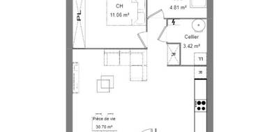 Terrain et maison à Montady en Hérault (34) de 50 m² à vendre au prix de 195000€ - 4