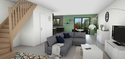 Terrain et maison à Bennecourt en Yvelines (78) de 85 m² à vendre au prix de 255700€ - 3