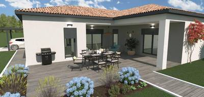 Terrain et maison à Saint-Paul-le-Jeune en Ardèche (07) de 106 m² à vendre au prix de 308000€ - 1
