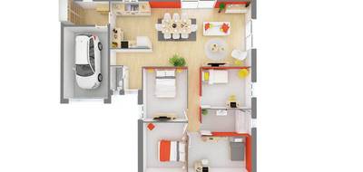 Terrain et maison à Loiré en Maine-et-Loire (49) de 93 m² à vendre au prix de 250594€ - 4