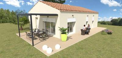 Terrain et maison à Saint-Paul-le-Jeune en Ardèche (07) de 88 m² à vendre au prix de 239000€ - 2