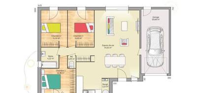 Terrain et maison à Oissel en Seine-Maritime (76) de 90 m² à vendre au prix de 229582€ - 4