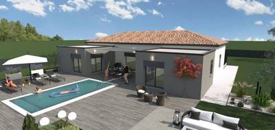 Terrain et maison à Saint-Paul-le-Jeune en Ardèche (07) de 140 m² à vendre au prix de 362000€ - 1