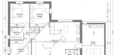 Terrain et maison à Fréjus en Var (83) de 90 m² à vendre au prix de 580000€ - 4