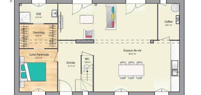 Terrain et maison à Étampes en Essonne (91) de 105 m² à vendre au prix de 313900€ - 4