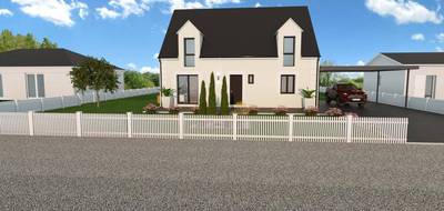 Terrain et maison à Sorigny en Indre-et-Loire (37) de 135 m² à vendre au prix de 297500€ - 1