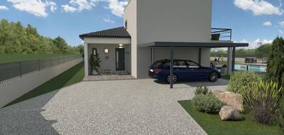 Terrain et maison à Saint-Paul-le-Jeune en Ardèche (07) de 150 m² à vendre au prix de 373000€ - 2