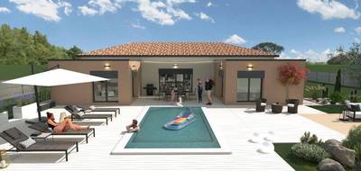Terrain et maison à Saint-Paul-le-Jeune en Ardèche (07) de 140 m² à vendre au prix de 362000€ - 2