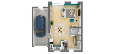 Terrain et maison à Cormontreuil en Marne (51) de 79 m² à vendre au prix de 330506€ - 3
