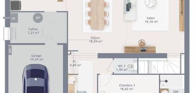 Terrain et maison à Pomacle en Marne (51) de 160 m² à vendre au prix de 417000€ - 4