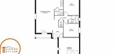 Terrain et maison à Froidefontaine en Territoire de Belfort (90) de 108 m² à vendre au prix de 281270€ - 3