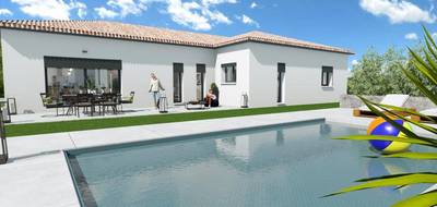Terrain et maison à Saint-Paul-le-Jeune en Ardèche (07) de 165 m² à vendre au prix de 393500€ - 1