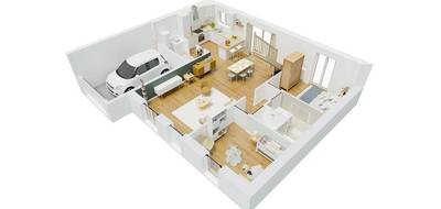Terrain et maison à Woippy en Moselle (57) de 110 m² à vendre au prix de 270732€ - 4