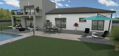 Terrain et maison à Saint-Paul-le-Jeune en Ardèche (07) de 150 m² à vendre au prix de 373000€ - 1