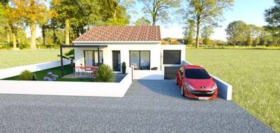 Terrain et maison à Puisserguier en Hérault (34) de 83 m² à vendre au prix de 256000€ - 1