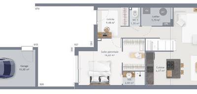 Terrain et maison à Laval en Mayenne (53) de 110 m² à vendre au prix de 321400€ - 4