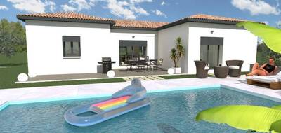 Terrain et maison à Saint-Paul-le-Jeune en Ardèche (07) de 105 m² à vendre au prix de 328500€ - 1