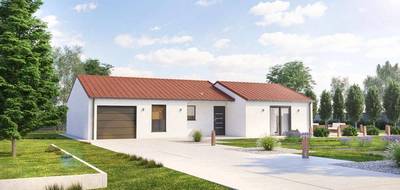 Terrain et maison à Saint-Symphorien-d'Ancelles en Saône-et-Loire (71) de 93 m² à vendre au prix de 265370€ - 1