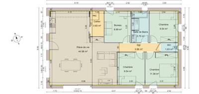 Terrain et maison à Saint-Étienne-le-Laus en Hautes-Alpes (05) de 90 m² à vendre au prix de 303000€ - 4