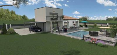 Terrain et maison à Saint-Paul-le-Jeune en Ardèche (07) de 150 m² à vendre au prix de 373000€ - 3