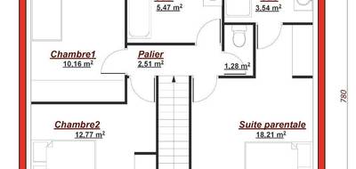 Terrain et maison à Chatou en Yvelines (78) de 110 m² à vendre au prix de 735000€ - 4