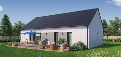 Terrain et maison à Plumelin en Morbihan (56) de 697 m² à vendre au prix de 193633€ - 2