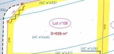 Terrain à Nommay en Doubs (25) de 699 m² à vendre au prix de 69000€ - 3