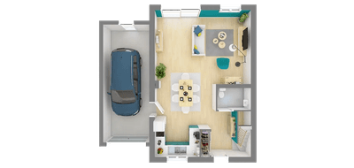 Terrain et maison à Charly-Oradour en Moselle (57) de 96 m² à vendre au prix de 339117€ - 4