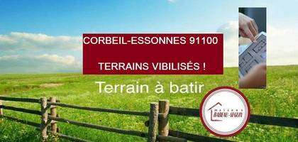 Terrain à Corbeil-Essonnes en Essonne (91) de 500 m² à vendre au prix de 165000€