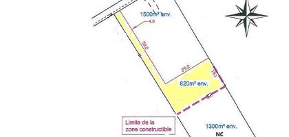 Terrain à Saint-Yorre en Allier (03) de 2120 m² à vendre au prix de 50000€