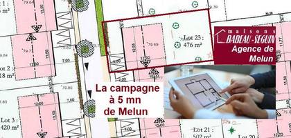 Terrain à Maincy en Seine-et-Marne (77) de 476 m² à vendre au prix de 140000€