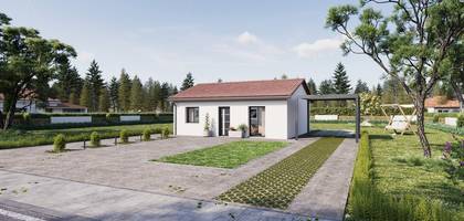 Terrain et maison à Les Abrets en Dauphiné en Isère (38) de 56 m² à vendre au prix de 223000€