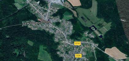 Terrain à Pinon en Aisne (02) de 674 m² à vendre au prix de 30000€