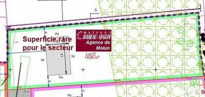 Terrain à Corbeil-Essonnes en Essonne (91) de 1428 m² à vendre au prix de 185000€