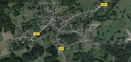Terrain à Mons-en-Laonnois en Aisne (02) de 650 m² à vendre au prix de 41500€