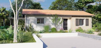 Terrain et maison à Saint-Laurent-Médoc en Gironde (33) de 73 m² à vendre au prix de 163000€