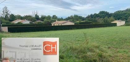 Terrain à Bonnetan en Gironde (33) de 800 m² à vendre au prix de 190000€