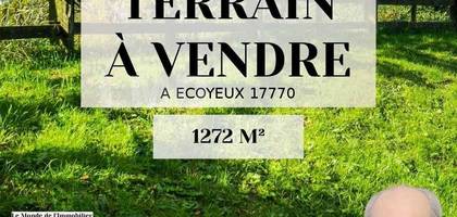 Terrain à Écoyeux en Charente-Maritime (17) de 1272 m² à vendre au prix de 48020€