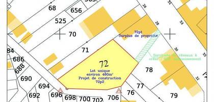 Terrain à Arras en Pas-de-Calais (62) de 500 m² à vendre au prix de 99000€