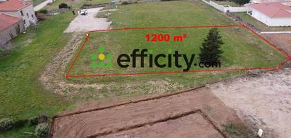 Terrain à Vernosc-lès-Annonay en Ardèche (07) de 1200 m² à vendre au prix de 125000€