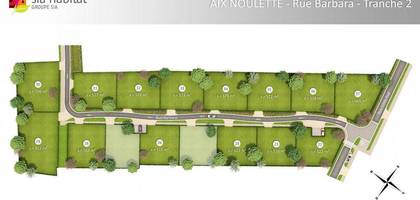 Terrain à Aix-Noulette en Pas-de-Calais (62) de 716 m² à vendre au prix de 76000€