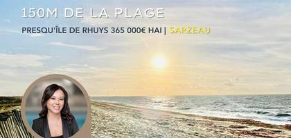 Terrain à Sarzeau en Morbihan (56) de 668 m² à vendre au prix de 364000€