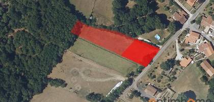 Terrain à Saint-Claud en Charente (16) de 2950 m² à vendre au prix de 23500€