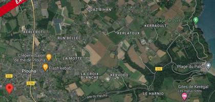 Terrain à Plouha en Côtes-d'Armor (22) de 619 m² à vendre au prix de 77000€