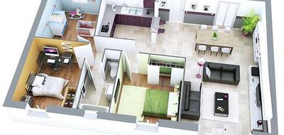 Terrain et maison à Crottet en Ain (01) de 474 m² à vendre au prix de 201200€ - 4