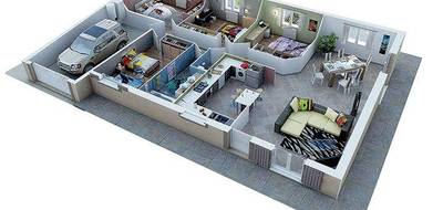 Terrain et maison à Curtafond en Ain (01) de 685 m² à vendre au prix de 191948€ - 2