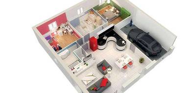 Terrain et maison à Garnerans en Ain (01) de 460 m² à vendre au prix de 200551€ - 2