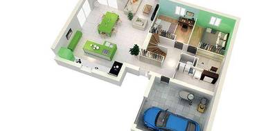 Terrain et maison à Villette-d'Anthon en Isère (38) de 1489 m² à vendre au prix de 532700€ - 4